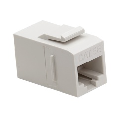 Keystone Cat5e Data Coupler, White