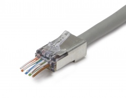 ezEX®44 Shielded CAT6 Connector, Internal Ground