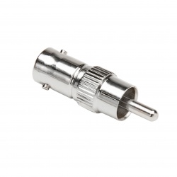 Coax Adapter: RCA Male-to-BNC Female